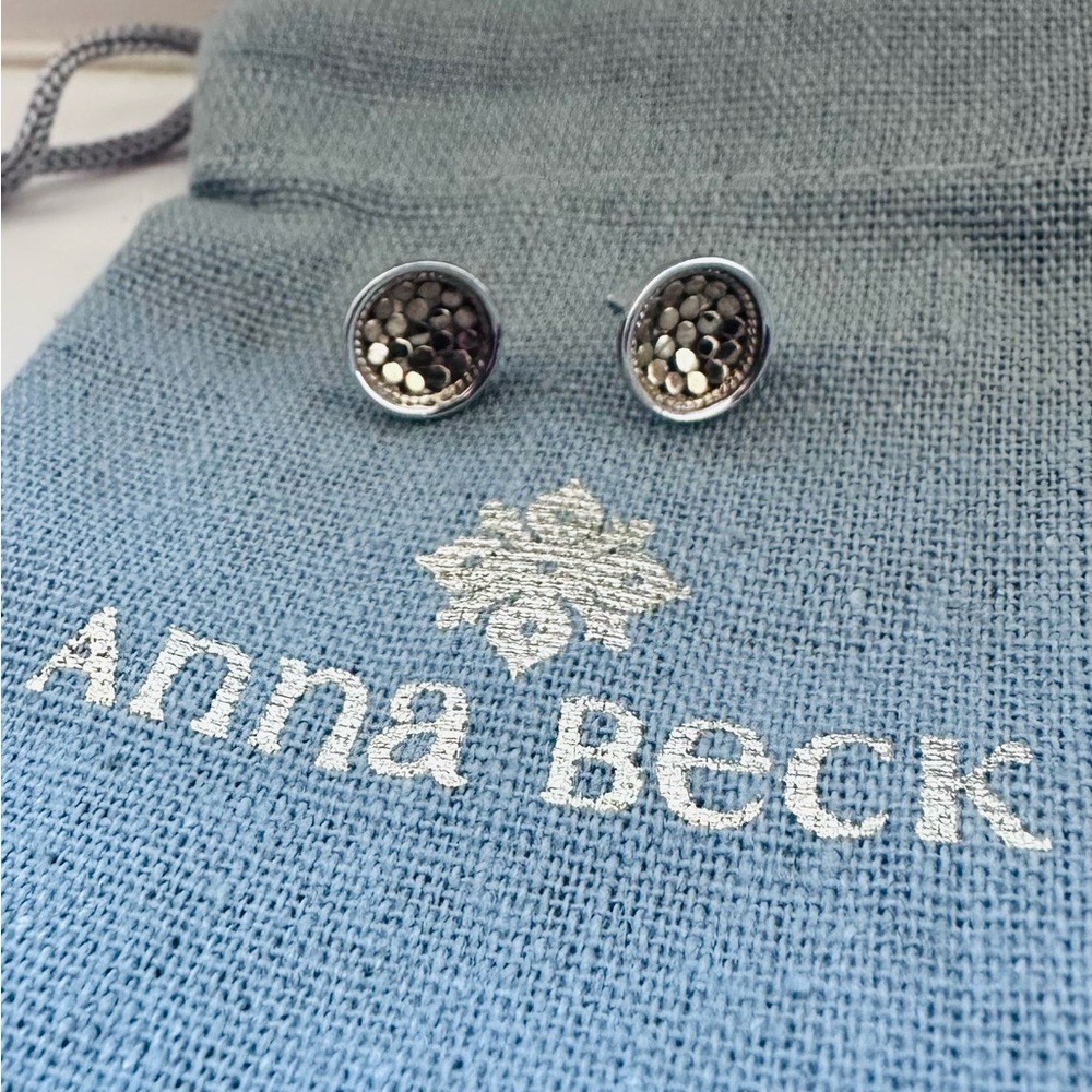 Anna Beck Silver Stud Earrings